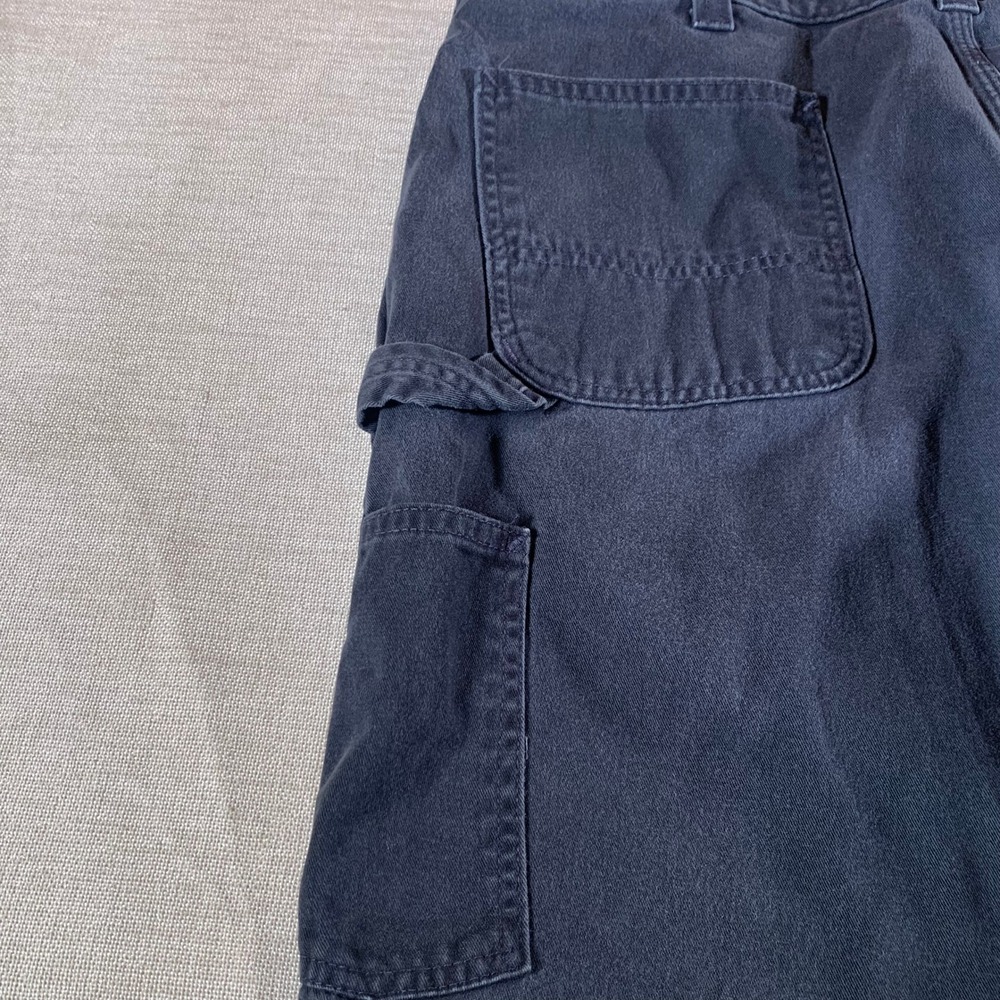 Carhartt B324 BLK Relaxed Fit Work Pants Men 36x29 Black Canvas Durable Workwear - Picture 10 of 12